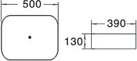 Накладная раковина SantiLine SL-1051