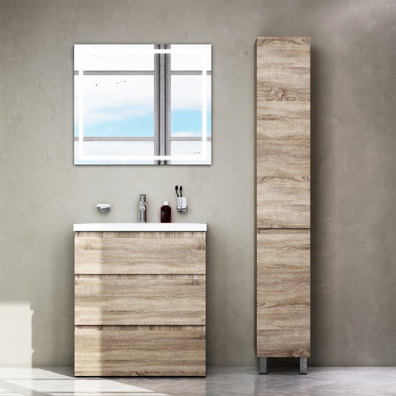 Тумба под раковину без столешницы AM.PM Gem S 75 светлый дуб