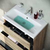 Тумба под раковину без столешницы AM.PM Gem S 75 светлый дуб