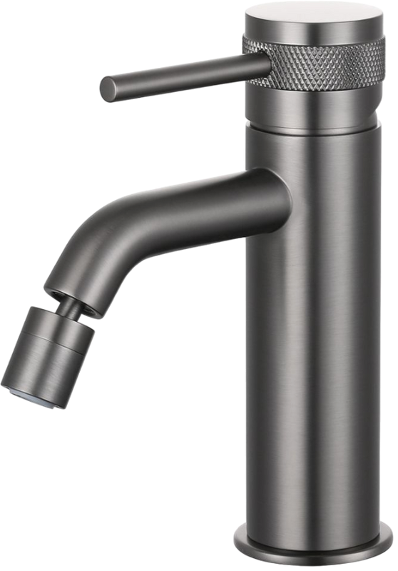 Смеситель для биде Allen Brau Priority 5.31A04-MG брашированный графит