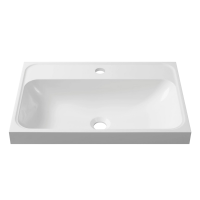 Тумба с раковиной Belux Бостон 60 подвесная, бетон чикаго светло-серый, 2 ящика