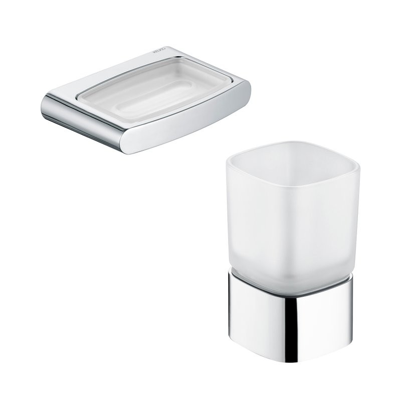 Набор Стакан Keuco Elegance new 11650019001 + Мыльница 11655019000