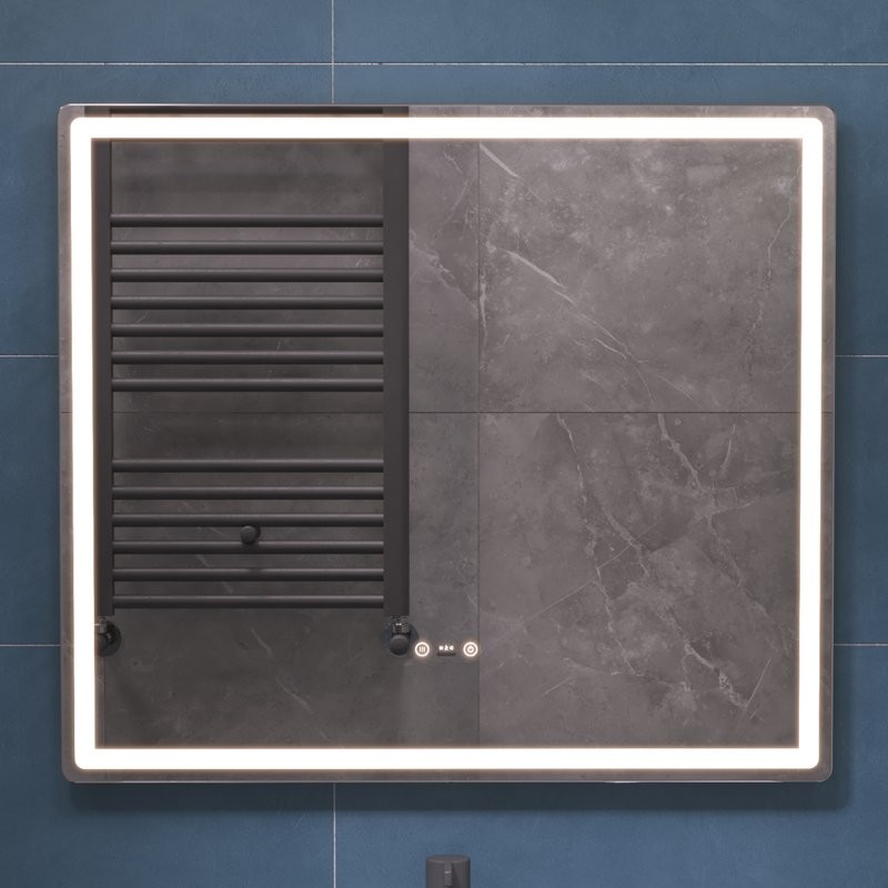 Зеркало Vigo Geometry Step 80 с подсветкой и антизапотевателем