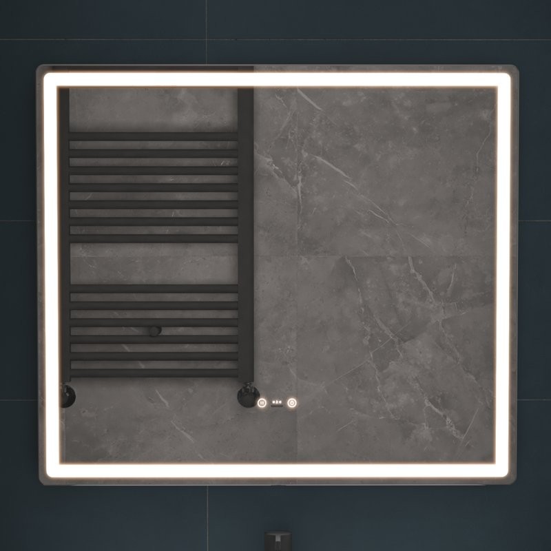 Зеркало Vigo Geometry Step 80 с подсветкой и антизапотевателем