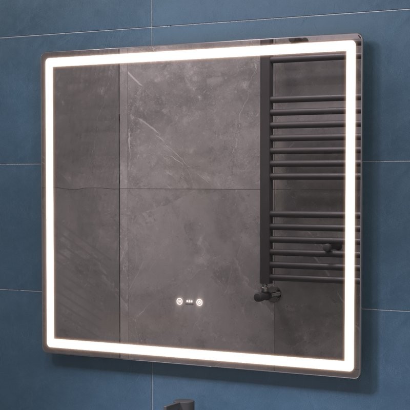 Зеркало Vigo Geometry Step 80 с подсветкой и антизапотевателем