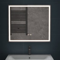 Зеркало Vigo Geometry Step 80 с подсветкой и антизапотевателем Зеркало Vigo Geometry Step 80 с подсветкой и антизапотевателем