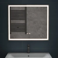 Зеркало Vigo Geometry Step 80 с подсветкой и антизапотевателем Зеркало Vigo Geometry Step 80 с подсветкой и антизапотевателем