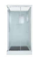 Душевая кабина DTO D D129 профиль хром, стекло матовое