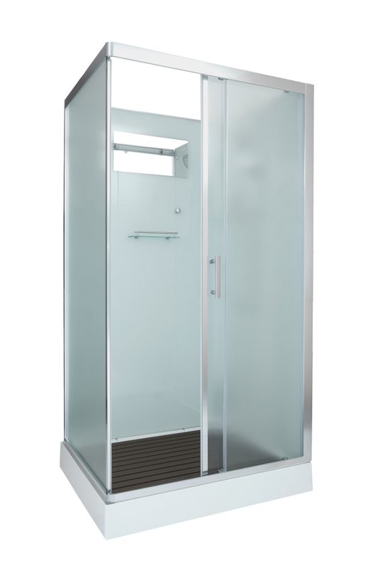 Душевая кабина DTO D D129 профиль хром, стекло матовое