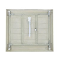 Душевая кабина DTO D D129 профиль хром, стекло матовое