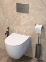 Ершик для унитаза Allen Brau Priority 6.31A09-MG брашированный графит Ершик для унитаза Allen Brau Priority 6.31A09-MG брашированный графит