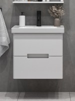 Тумба с раковиной SanStar Ориана 60 подвесная, раковина Dreja Грейс 60