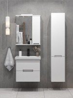 Тумба с раковиной SanStar Ориана 60 подвесная, раковина Dreja Грейс 60