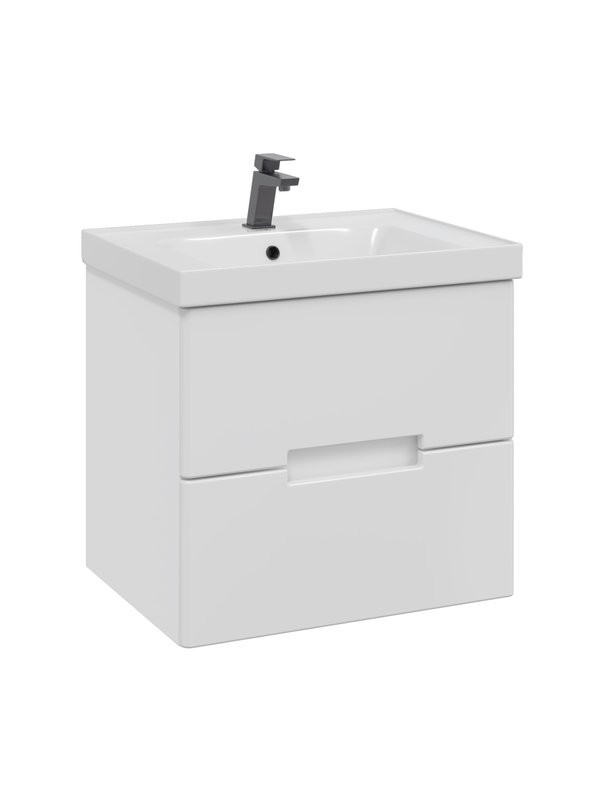 Тумба с раковиной SanStar Ориана 60 подвесная, раковина Dreja Грейс 60