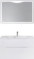 Тумба с раковиной BelBagno Marino H60 bianco lucido, 100 см