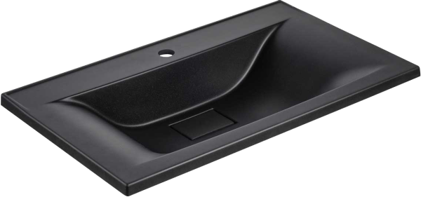 Мебельная раковина Vincea VCB-3M750B 75 см, черная