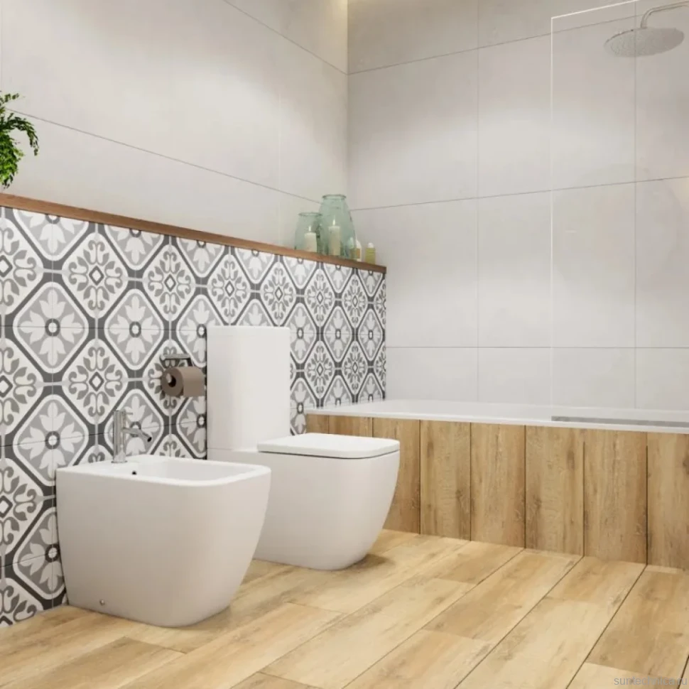 Комплект Унитаз напольный Lavinia Boho One 33022040-33023050-33290200 с микролифтом + Биде напольное 33020060