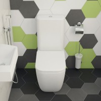 Комплект Унитаз напольный Lavinia Boho One 33022040-33023050-33290200 с микролифтом + Биде напольное 33020060