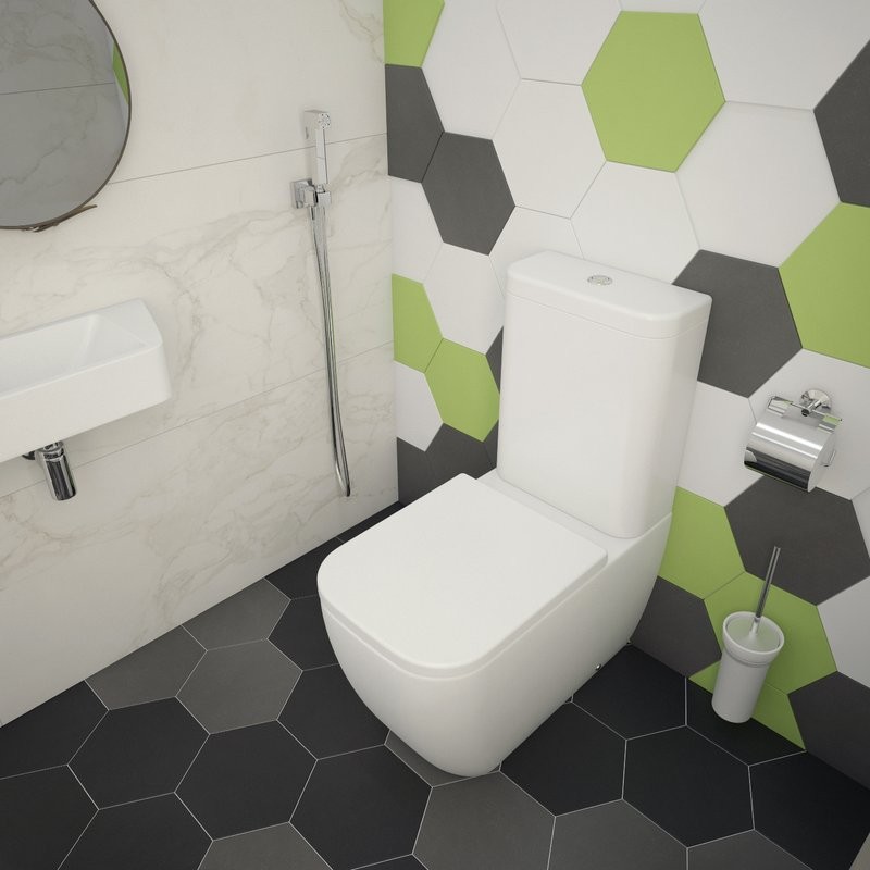 Комплект Унитаз напольный Lavinia Boho One 33022040-33023050-33290200 с микролифтом + Биде напольное 33020060