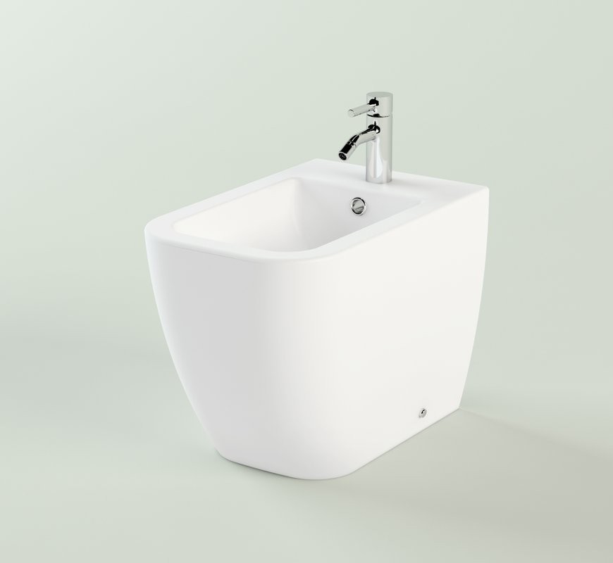 Комплект Унитаз напольный Lavinia Boho One 33022040-33023050-33290200 с микролифтом + Биде напольное 33020060