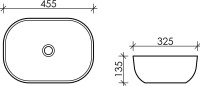 Накладная раковина Ceramicanova Element CN6009MDH темный антрацит матовый