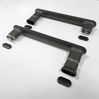 Душевой уголок Triton Фикс 80х80 см, с поддоном, профиль черный, стекло вельвет