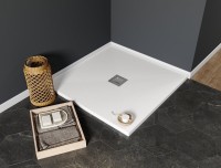 Поддон для душа Aquanet Pleasure ATS- U-W 100x100 с сифоном