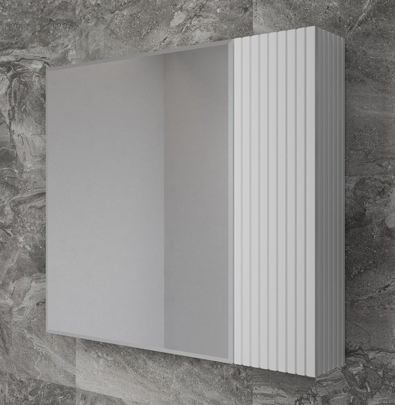 Мебель для ванной комнаты Style Line Стокгольм 80 напольная, белый рифленый софт