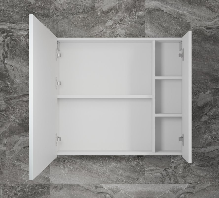 Мебель для ванной комнаты Style Line Стокгольм 80 напольная, белый рифленый софт