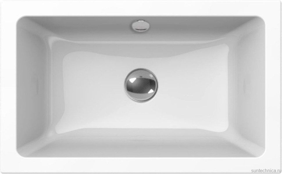 Раковина GSI Kube X 60x37, встраиваемая