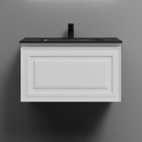 Тумба с раковиной Sancos Very 70 bianco, раковина CN7007MB