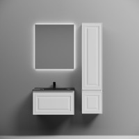 Тумба с раковиной Sancos Very 70 bianco, раковина CN7007MB