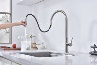 Смеситель для кухни Paulmark Senso Se215180-BS брашированная сталь