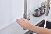 Смеситель для кухни Paulmark Senso Se215180-BS брашированная сталь