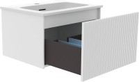 Тумба с раковиной La Fenice Terra 60 белая