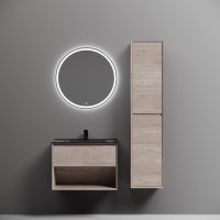 Мебель для ванной комнаты Sancos Marmi 1.0 70 дуб галифакс натуральный, раковина CN7007MB