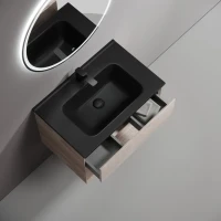 Мебель для ванной комнаты Sancos Marmi 1.0 70 дуб галифакс натуральный, раковина CN7007MB