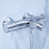 Душевой комплект Термостат Grohe Grohtherm 800 34576000 + Стойка New Tempesta Cosmopolitan 27394002