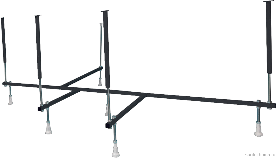 Акриловая ванна Marka One Julianna R 160x95 см, угловая, правая, пристенная, белая, асимметричная, с каркасом