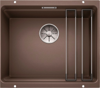 Комплект Мойка Blanco Etagon 500-U кофе + Смеситель Grohe Minta 3291800E хром