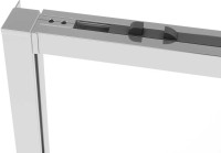 Душевой уголок Vincea Slim Soft VSR-1SS1013CL 130x100, профиль хром, стекло прозрачное