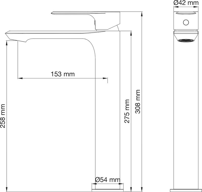 Смеситель для раковины Wonzon & Woghand WW-88019079-BG брашированное золото