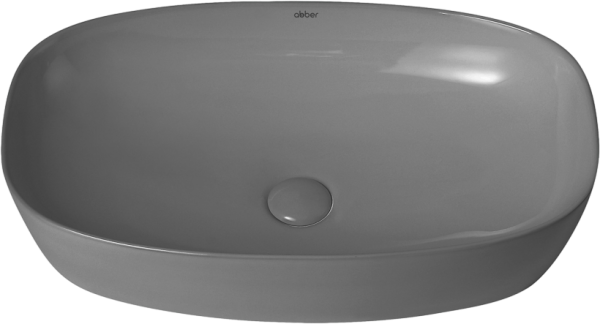 Накладная раковина Abber Rechteck AC2206MG матовая серая