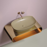 Накладная раковина Ceramicanova Element CN6049MC капучино матовая