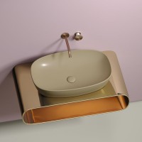 Накладная раковина Ceramicanova Element CN6049MC капучино матовая