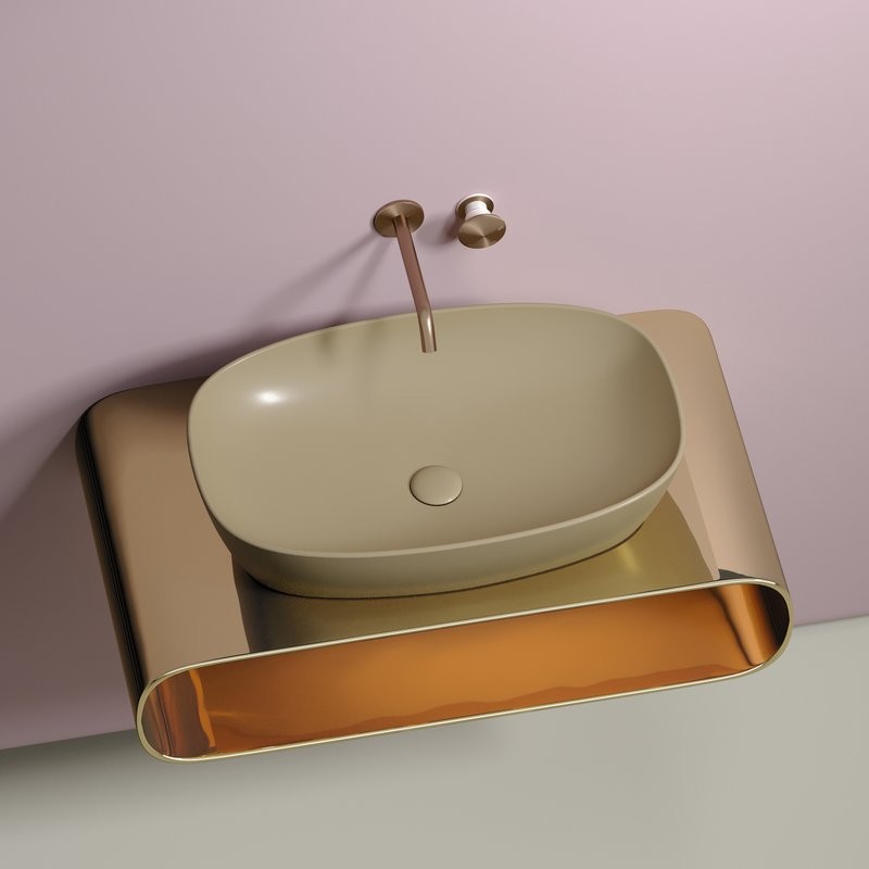 Накладная раковина Ceramicanova Element CN6049MC капучино матовая