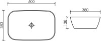 Накладная раковина Ceramicanova Element CN6049MC капучино матовая