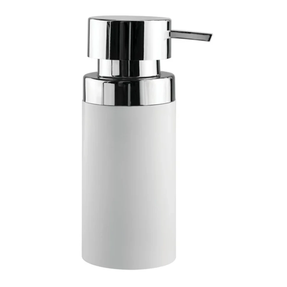 Дозатор для жидкого мыла Wasserkraft Berkel K-4999 настольный, хром, белый