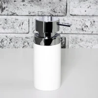 Дозатор для жидкого мыла Wasserkraft Berkel K-4999 настольный, хром, белый
