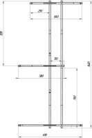 Акриловая ванна Marka One Linea L 165x85 см, левая, пристенная, белая, асимметричная, с каркасом, с экраном